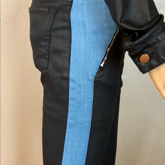 Woman’s 7 For All Mankind blue and black jeans. - Picture 8 of 8